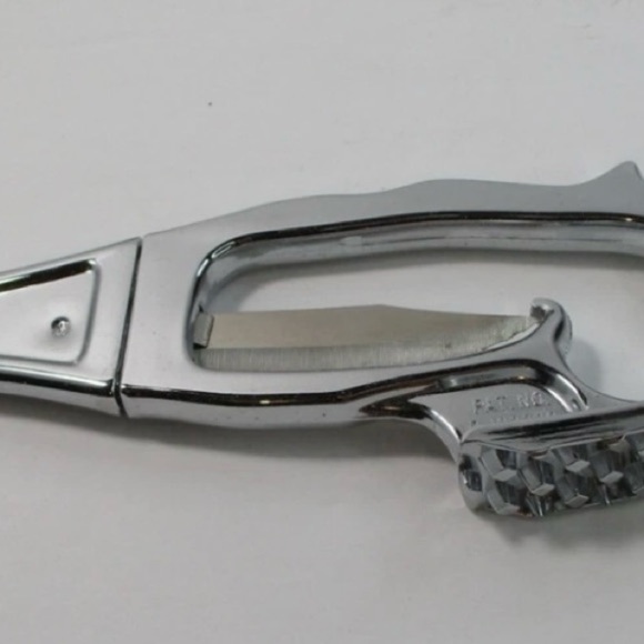 vintage FISH MASTER U.S.A. made knife ruler scale utensil tool Pat. No. D-183392 - Picture 3 of 8